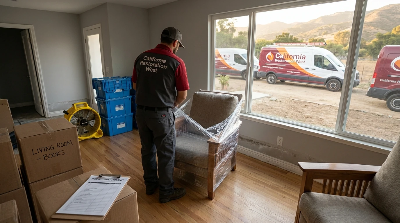 Contents Restoration & Storage in Ojai, CA: What Happens to Your Belongings After a Loss