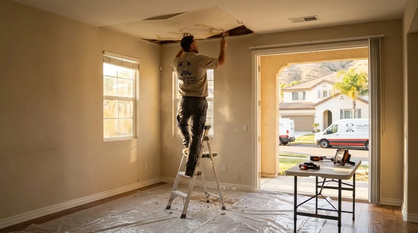 Ceiling Water Damage Repair